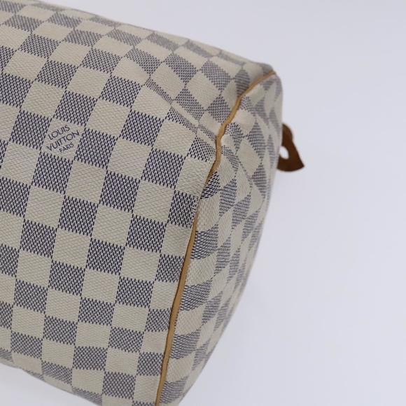 LOUIS VUITTON Damier Azur Speedy 30 Hand Bag N41533 LV Auth BD864 - Picture 10 of 16